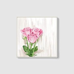 Framed Canvas Wall Art for Living Room, Bedroom Flowers Canvas Prints for Home Decoration Ready to Hang - 24x36 inches - 16x16 inches
