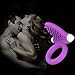Pumsun Vibrator, Sex Toys For Men, Silicone Men Vibrators Collars Delay Premature Toy (A)