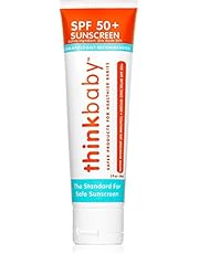 Baby Sunscreen Natural Sunblock by Thinkbaby, Safe, Water Resistant Sunscreen - SPF 50+ (3 ounce)