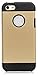 iPhone SE Case iPhone 5S, iPhone 5, Tuff Armor Rugged Hybrid Full Cover Case for Apple iPhone 5S iPhone 5 iPhone SE by iSee Case (Gold)