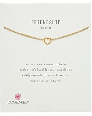 Friendship, Small Open Heart Chain Necklace, 6