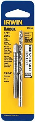 Irwin Drill And Tap Set 1 4 Inch Nc Tap And 13 64 Inch Drill Bit Jobber Drill Bits Amazon Com