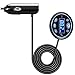 Senbowe SW-BFT-01 Wireless In-Car FM Transmitter with Bluetooth Music Radio Adapter Car Kit with Charger for Smartphones and Bluetooth-Enabled Devices - Black