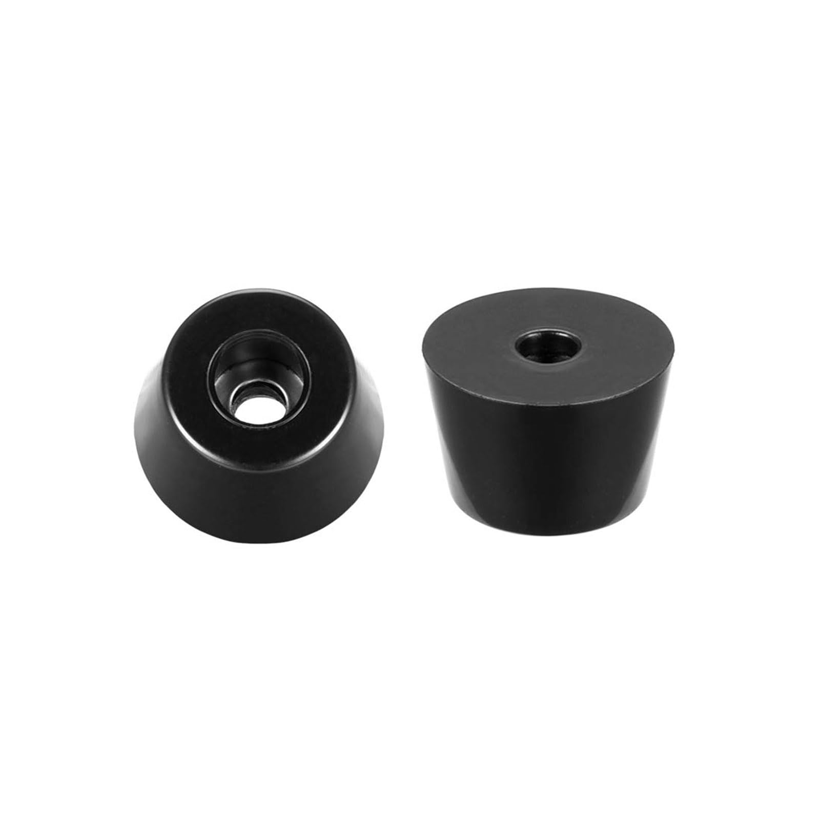 Recogwood 12Pcs Round Rubber Feet, D27mm x 21mm x H18mm Non Slip Furniture Feet Pads Rubber Bumpers Pad Protectors for Cabinet, Desk Tables, Couches, Chair