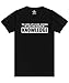 Parvenza Men's 100% Heavy Cotton Material Black T-Shirt,Smart Motivational Printed Designs,Crew Neck Jerseys Easily Washable