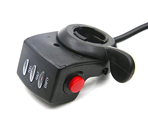 Speed Control Thumb Throttle Grip for Scooter Ebike Electric Bicycle with OnOff Button and Battery P Speed Control Thumb Throttle Grip for Scooter Ebike Electric Bicycle with OnOff Button and Battery P