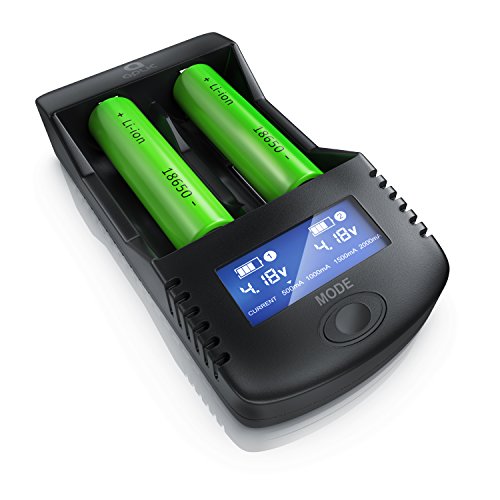 CSL Power Akku Ladegerät - Universale Akku Ladestation - Batterieladegerät - Mikroprozessorgesteuerte Ladetechnologie - wiederaufladbare NiCd NiMH Liion Akkus AA AAA A SC C 26650 22650 26500 18650 – Bild 3