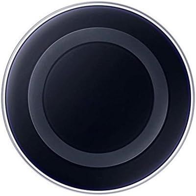 All in One Wireless Charger / QI Wireless Charging Pad for Samsungs and Other Phones Equipped with Wall Charger and USB Cable- Black Sapphire by ZEUZZ