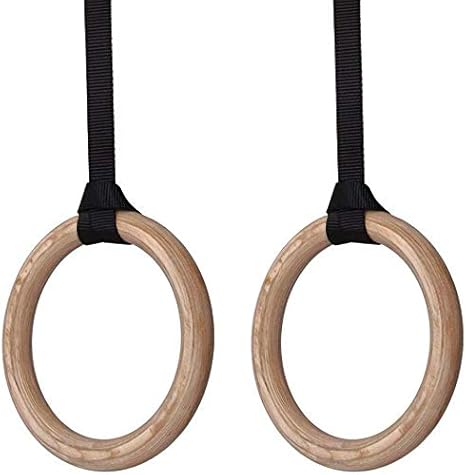 Anillas de gimnasia Gym Yosoo olímpico anillos Gym madera con ...