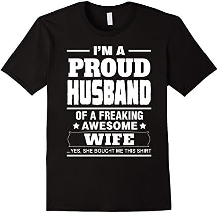 Men's SPECIAL GIFT FOR YOUR HUSBAND! - From the Awesome Wife! Large Black