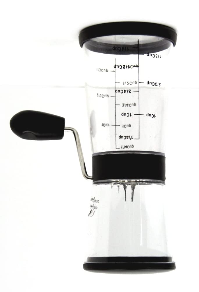 Westmark Nut Mill With Measuring/Collecting Container And Scale, Volume: Approx. 275 Ml, Stainless Steel/Plastic, Black/Clear, 97702270