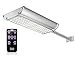 ECHTPower Solar Lights Outdoor, Aluminum Wall Sconces with Mounting Pole, Radar Motion Sensor and Remote Control, 70 LEDs Waterproof Security Lighting for Barn Porch Garage