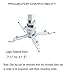QualGear QG-PM-002-WHT Universal Projector Ceiling Mount, White