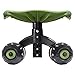 Deluxe Garden Rocker Rolling Work Seat with Comfort Cushion and Patented Rocking Wheels Stool Cart |Made in USA | Model GB1321