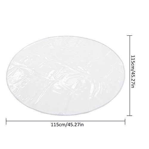 Foerteng Splat Mat Children's Dining Chair Pad Dirt-proof Outdoor Ground Mat Transparent Easy To Clean Play Mat