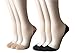 CAcB sox Women's Ultra Low Cut Socks w/ Ball of foot Cushion & Silicone Grips