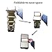 TSY TOOL 2 Pack 10 Shelves compartments Fabric Hanging Closet Shoe Storage Organizer, for Shoes, Handbags, Clutches, Accessories & Clothing, Hangs Over The Closet Rod, 6 x 12 x 47 inch