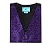 Epoint EGC1B05B-L Blue Violet Patterned Presents For Graduation Waistcoat Woven Microfiber Husband Vest Large Vest