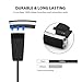Fitbit Alta Charger——Hagibis Black Replacement Usb Charger Cable For Smart Watch Fitbit alta Band Carry the Restart Button