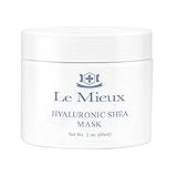 Le Mieux Hyaluronic Shea Mask - Conditioning, Hydrating Cream Mask for Dry & Mature Skin with Shea Butter & Botanical Extracts (2 oz / 60 ml)