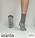 Secure Step Double-Sided Non Slip Comfort Safety Sock - Grey - XLarge (2 Pair) - Men's Size: 8-9 / Women's Size: 9-10