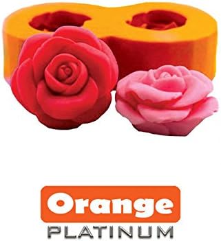 Platinum Orange(12 ShorA) top class silicone rubber for DIY mold making 6 oz