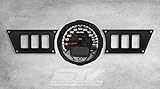 STVMotorsports Custom Aluminum Black Dash Panel for Polaris RZR XP 1000 with 6 Switch Openings (no switches Included)