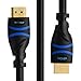 BlueRigger 4K HDMI Cable 25FT (4K 60Hz, HDR10, in-Wall CL3 Rated, High Speed, HDCP2.2, eARC) - Long HDMI Cable Compatible with Home Theatre, HDTV, Gaming Consoles, Streaming Devices