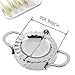 Stainless Steel Dumpling Maker Empanada Press Ravioli Mold-SYSAMA Pierogi Dumpling Press Wrapper Pastry Dough Cutter Kitchen Accessories (3 inch /7.5cm) (Small)