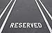 HY-KO Products PLS-64 Reserved Parking Lot Stencil, 12