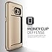 Galaxy S7 Edge Case, VRS Design [Damda Clip][Champagne Gold] - [Wallet Card Slot][Military Grade Protection] for Samsung S7 Edge