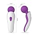 ELECITIZON Cordless Waterproof Mini Wand Massager Extreme Power Vibration Massage for Muscle Aches & Sports Recovery Rechargeable 9X Multi-Speed,Purple