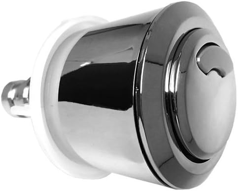 Derwent Macdee Kayla Cable Operated Chrome Dual Flush Button Round C216, Multi-Colour