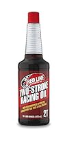 Red Line 40603-12PK 2-Stroke Racing Motor Oil - 16 Ounce, (Pack of 12)