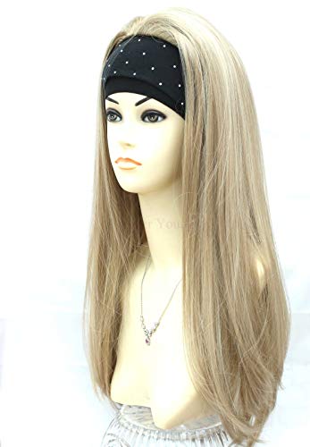 Forever Young UK Sandy Blonde and Pale MixLadies Half Wig