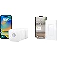 Eve 3-Pack Smart Motion & Light Sensor, Matter & Thread, IPX3, Automatic Activation, Apple HomeKit, Alexa, Google Home, SmartThings, White