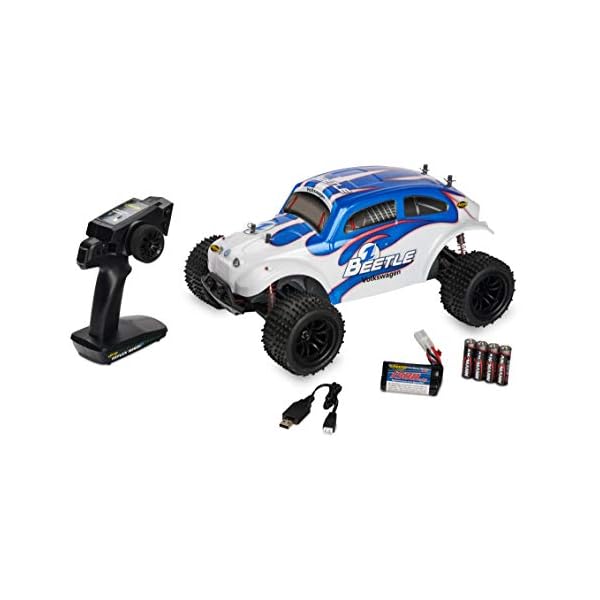 CARSON 500404142 - 1:10 VW Beetle FE 2.4GHz 100% RTR, Ferngesteuertes Auto/ Fahrzeug, RC-Fahrzeug, inkl. Batterien und…