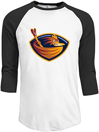 3/4 Sleeve Gentleman Absorbent Tees With Atlanta Thrashers Pokemon