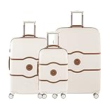 Delsey Paris Luggage Chatelet Hard+ 3 Piece Set Spinner (Champagne)