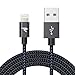 Rampow iPhone Charger Cable 6.5ft [Apple MFi Certified] Lightning to USB A Cable- Heavy Duty iPhone Charging Cord Compatible iPhone XS Max XR X 8 Plus 7 Plus 6S 6 Plus 5 5S 5C SE iPad iPod-Space Gray primary