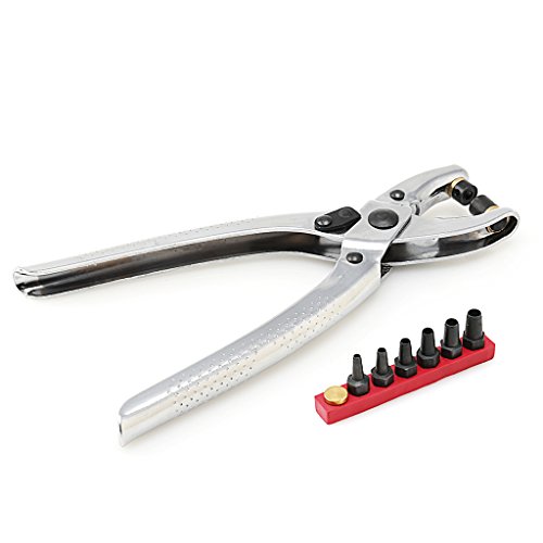 Ladaidra Rivets Eyelet Hole Punch Pliers Tool 100pcs Grommets For Shoes Bags Leather Belt