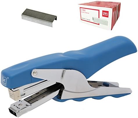 Plier Stapler Set Hand Staplers School Office Binding Supplies With 5 Box Staples