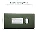 Desk Pad Mouse Pad ATailorBird - 31.5 x15.7x 0.08 Inches Non-Slip PU Leather Protective Desk Pad Laptop Mat Gaming Writing Mat for Laptop PC Keyboard Office Home Dual-Sided(Green and Gray)