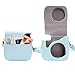 Mini 8 Accessories, 13 in 1 Fujifilm Bundle(Blue Case/Standing Album/strap/Book Album/Colored Filters/Selfie Lens/Wall Hang Frames/Frames/Sticker Borders/Decor Stickers/Alligator Clip Photo Holders)