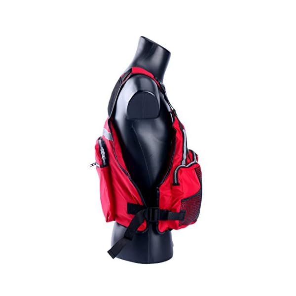 Amairne-made-Boat-Buoyancy-Aid-Sailing-Kayak-Fishing-Life-Jacket-Vest-D11-Red