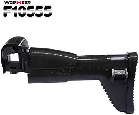 Worker F10555 3D Printing Foldable Stock Upgrade for nerf n-strike elite stryfe blaster - Black