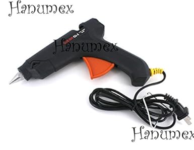 Hanumex GG-5 60W 11mm Hot Melt Glue Gun With Holder- Black + Orange (AC 100~240V) ECT-244728