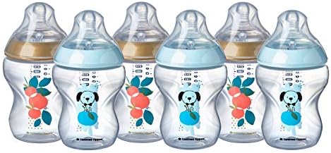 tommee tippee decorated bottles blue