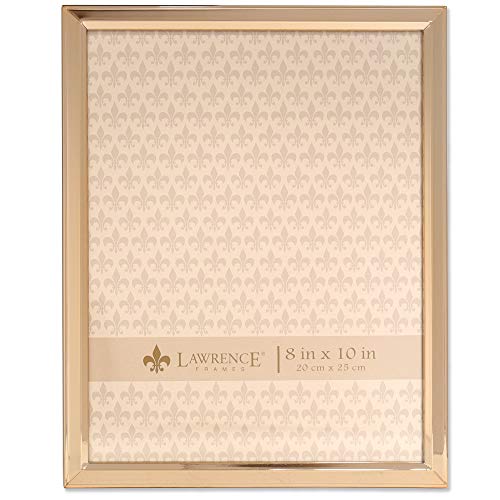 Lawrence 8x10 Gold Metal Picture Frame - Classic Bevel Bilderrahmen, Metall