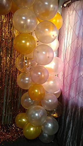 5 Elecrainbow+Thicken+Metallic+Pearlescent+Balloons